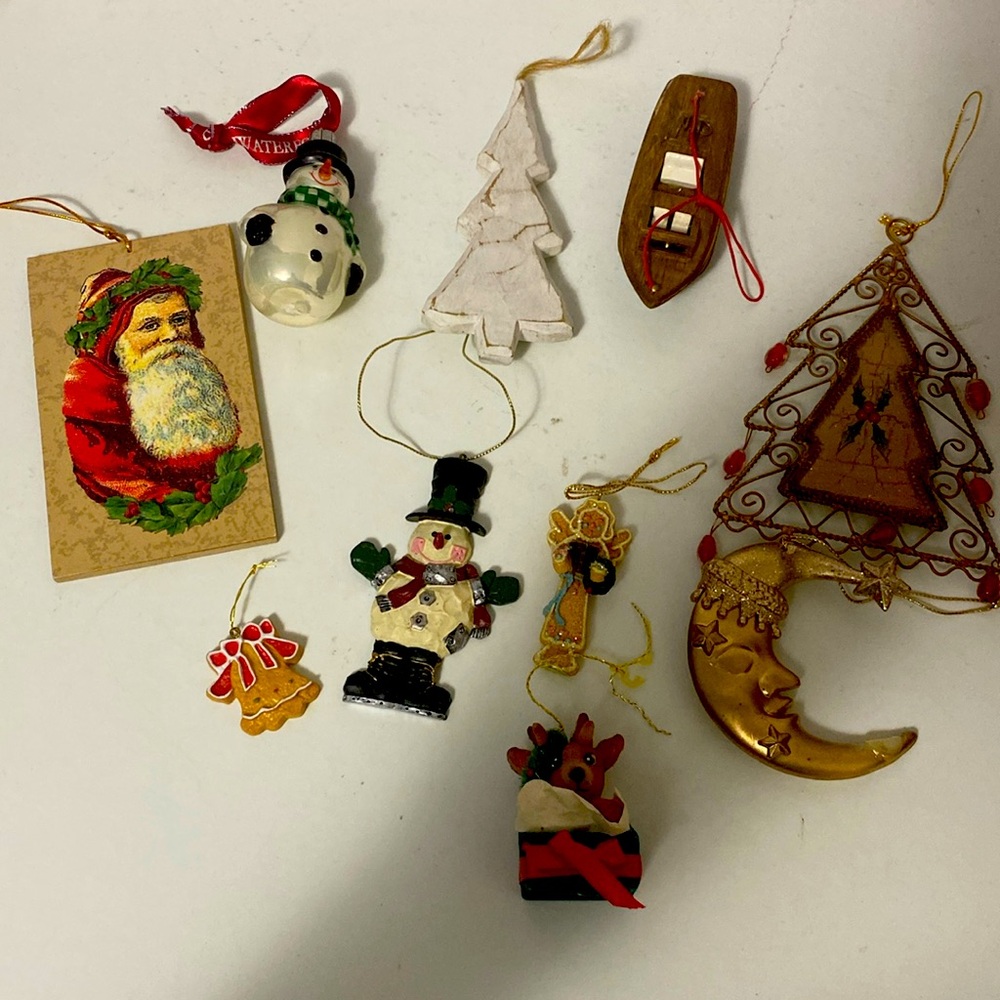 Vintage Christmas ornaments lot